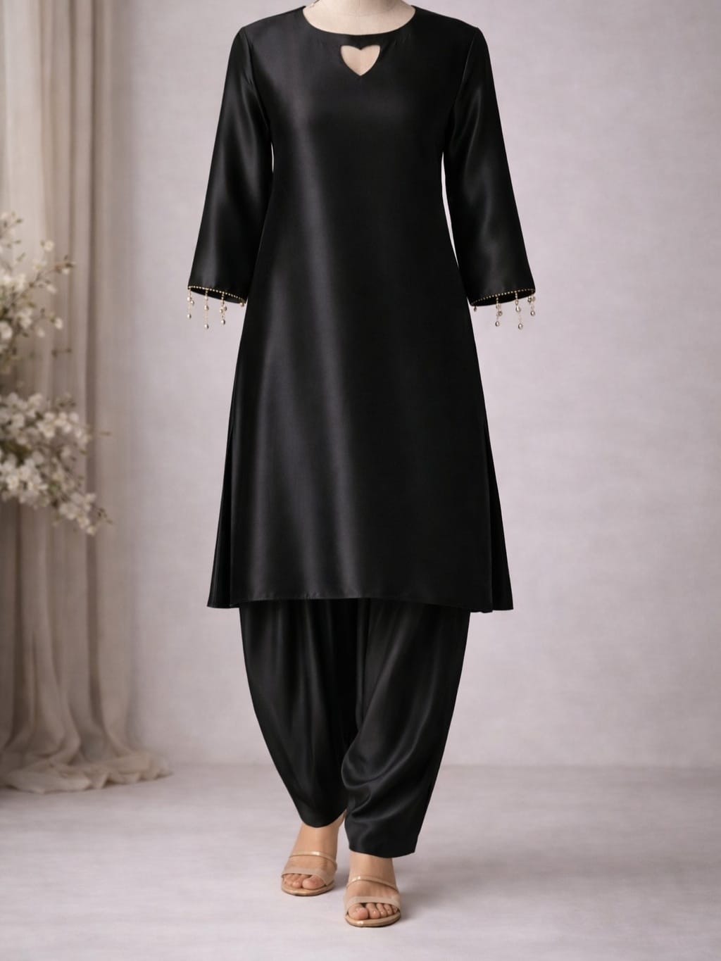 Charcoal amour ensemble