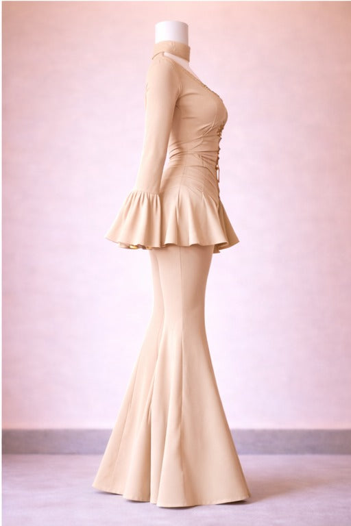 Desert pearl corset kurti set