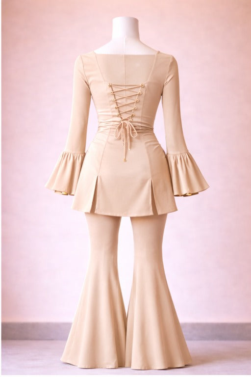 Desert pearl corset kurti set
