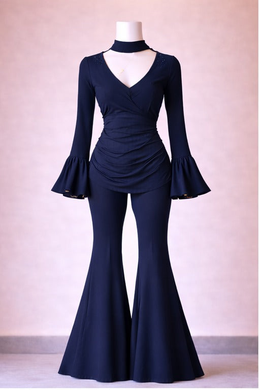 Royal Blue Midnight Corset Kurti set